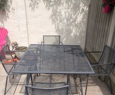 Garden table and chairs