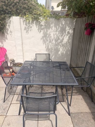 Garden table and chairs