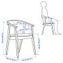 Dining Table and Chairs (MORBYLANGA and Stockholm) Image 7