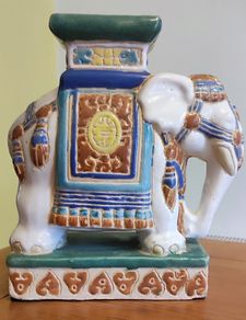 Vintage Chinese Elephant Ceramic