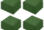 Fall Protection Tiles 24 pcs Rubber 50x50x3 cm Green