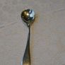 Antique Salt and Mustard Spoons, Some Damaged, Silver 26g Image 10