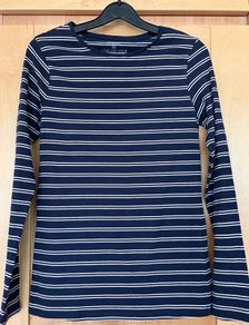Ladies Navy Striped Top by Penney's