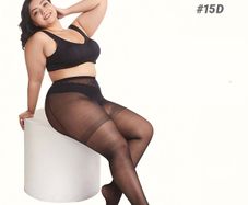 Plus size/ materinity Striped Tights