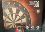 Club500 Dart Board with Darts