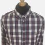 Wrangler Mens Blue Red Check Long Sleeve Cotton Casual Shirt XL including postage Image 2