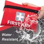 General Medi Mini First Aid Kit, 92 Pieces Small First Aid Kit - Includes Emergency Foil Blanket, Scissors for Travel, Home, Office, Vehicle, Camping, Workplace & Outdoor (Red) Image 6