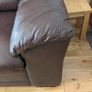 Brown leather couch set Image 8