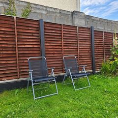 concrete garden fences H posts