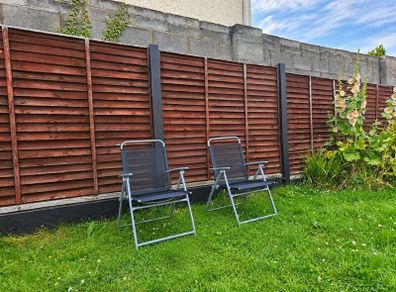 concrete garden fences H posts