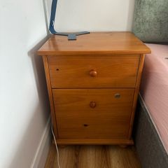 White  Bedside Table