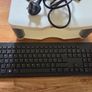 Dell  monitor with adjustable stand and wireless keyboard, working perfect Image 2