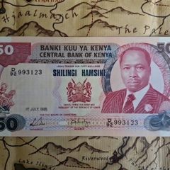Kenyan 50 Shilling Note