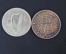 IHalf crown coins