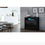 LED Sideboard Modern Sideboard with LED lights LED Cabinet Living Room High Gloss Sideboard Image 2