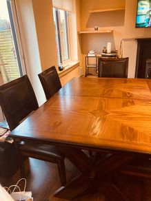 Stunning Solid Mahogany Extendable Dining Suite and Matching Coffee Table looking for a new home.