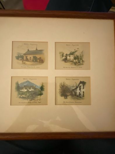 Cigarette cards Set of Four W.D.H.O Wills