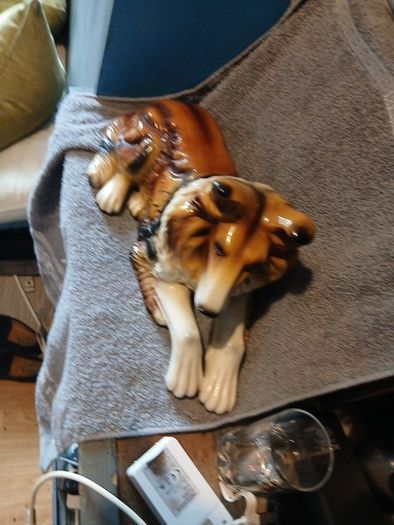 large cermic dog