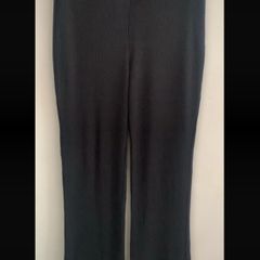 trousers navy Bershka fit & flare trousers medium