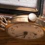 9k gold Swiss made mechanical watch and strap 22.5g Image 6