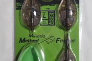 NEW - Size L - Set of (20g+30g+40g) Mikado Method Feeder "Douglas" Q.M.F. System + Mould - Carp Tench Bream Feeder Method Pellet Dumbells Hybrid Roach