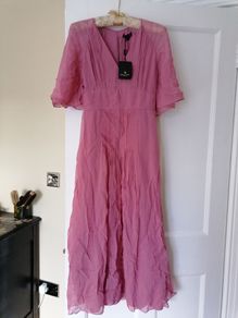Pink Massimo Dutti dress for sale BNWT