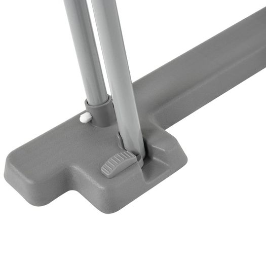 Splasher Pool with 4-Step Ladder 350x90 cm Grey