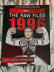 WWF WWE wrestling Raw Files 1996 book