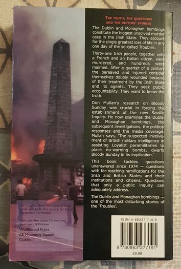 The Dublin and Monaghan Bombings by Don Mullan