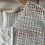 dress marks & Spencer size 10 white lace Broderie anglaise Image 4