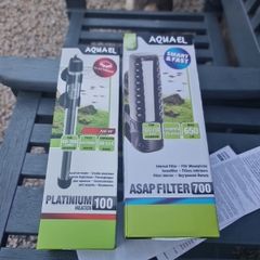 Aquarium filter and Heater