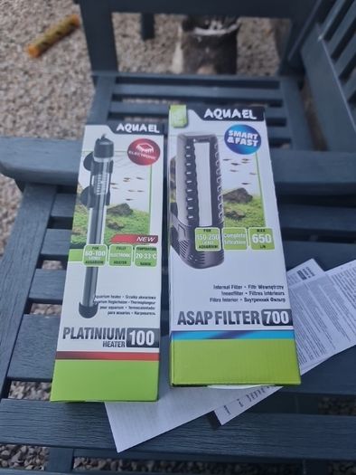 Aquarium filter and Heater