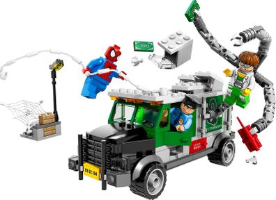 Lego Spider-man 76015: Doc Ock Truck Heist (2014) 100% Complete (NO BOX)
