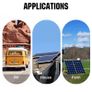 1KW Solar Panel Kit 240Watt 12Volt Solar Power System Image 6