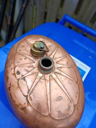 Antique Copper Bed Warmer