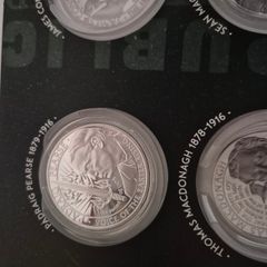 Padraig Pearse memorial coin -silver plated