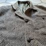Women's Avoca vintage wool coat winter size 16 Made in Ireland grey Image 4