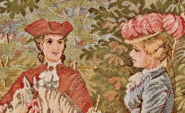 Large and beautiful antique tapestry