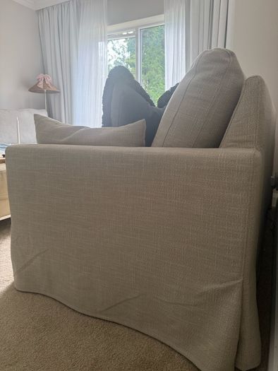 IKEA HYLTARP 2 Seater Sofa Light Beige As New