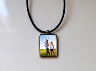 main image for ad Personalised Rectangle Pendant with Cord