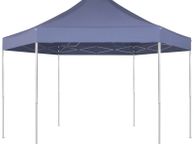 main image for ad Hexagonal Pop-Up Foldable Marquee Dark Blue 3.6x3.1 m