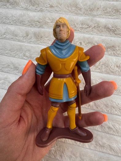 Captain Phoebus McDonalds Happy Meal Hunchback of Notre Dame approx. 12 cm. Used please see photos