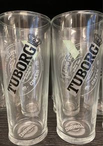 Tuborg beer Official Pint Glasses brand new