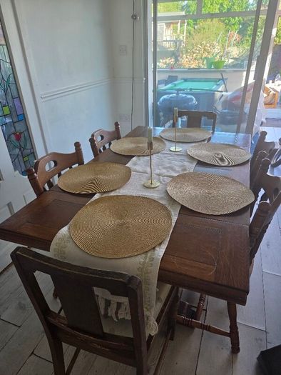 Table and chairs