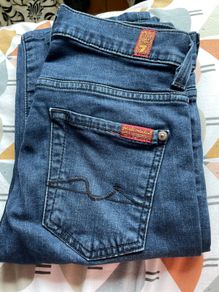 7 for all Mankind high waisted straight leg jeans Size 25