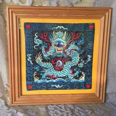 Chinese dragon embroidery