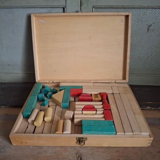 1950's French Building Blocks