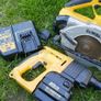 DeWalt Cordless SDS Drill 24V Type 3 DW005, and Dewalt DW007 24v Cordless circular saw Charger DE0246, 2 Batteries Image 2