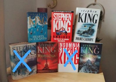 Stephen king 1st edition hardbacks make offers