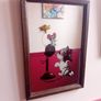 Vintage mid century wall mirror Image 2